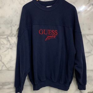 VINTAGE GUESS ❓ Jeans oversized crewneck 90s